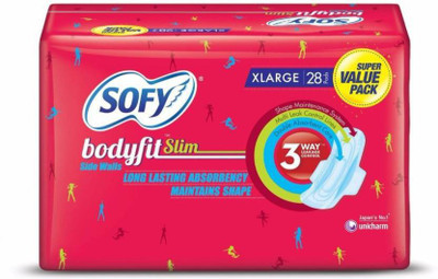 

Sofy Bodyfit Slim XL Sanitary Pad(Pack of 28)