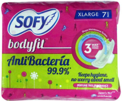 

Sofy Anti Bacteria XL Wings Sanitary Pad(Pack of 7)
