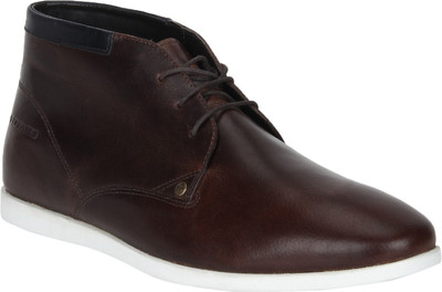 

Red Tape Leather Chukka Corporate Casuals For Men(Brown