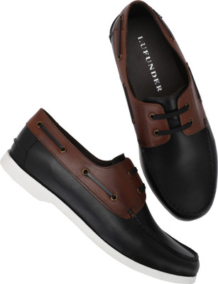 

LUFUNDER BOAT SHOES MEN'S Boat Shoes For Men(Black, Brown