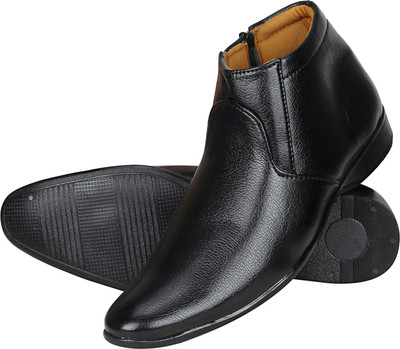 

FASHIMO Men Zipper 1670 Slip On For Men(Black