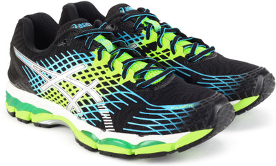 

Asics GEL-NIMBUS 17 Running Shoes For Men(Black, Blue, 901