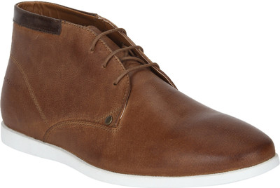 

Red Tape Leather Chukka Corporate Casuals For Men(Tan