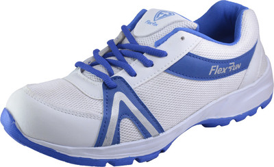

Flex Run Running Shoes For Men(White, Blue