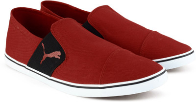 

Puma Elsu v2 Slip On II IDP Slip On Sneakers For Men(Red, Barbados cherry-puma black