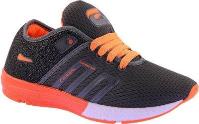 

Claptrap Walking Shoes For Men(Black, Grey::orange