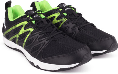 

REEBOK ARCADE RUNNER LP Running Shoes For Men(Black, Blk/neon green/metsil/wht