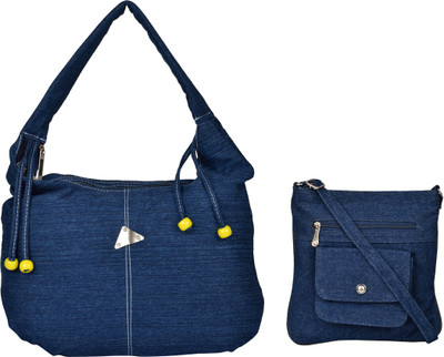 

Exotique Women Casual Blue Denim Sling Bag