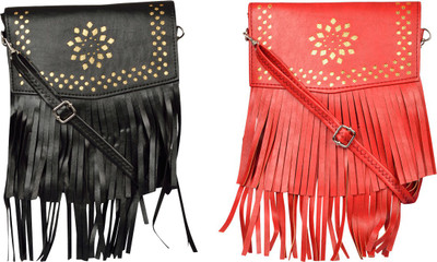 

Exotique Women Casual Multicolor Leatherette Sling Bag