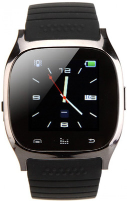 

imax android/IOS M26 White Smartwatch(Black Strap Regular)