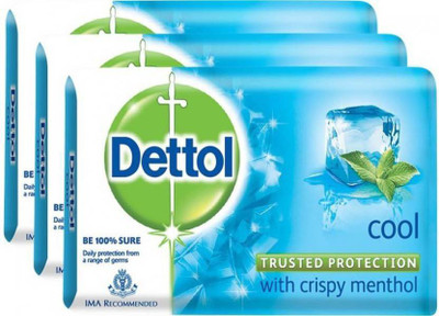 

Dettol Cool Soap(375 g, Pack of 3)