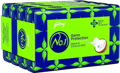 

Godrej No.1 Germ Protection Soap(260 g, Pack of 4)