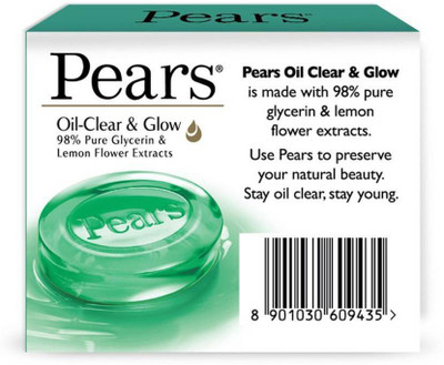 

Pears Oil-Clear & Glow Bathing Bar(75 g)