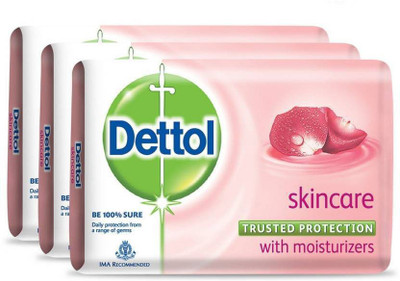 

Dettol Skincare Soap(375 g, Pack of 3)