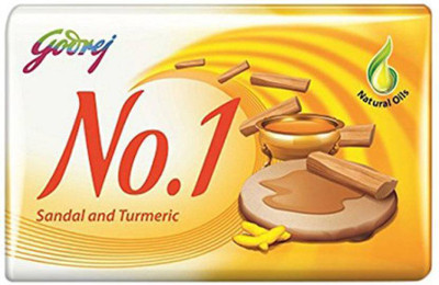 

Godrej No.1 Sandal and Turmeric Soap(500 g, Pack of 5)