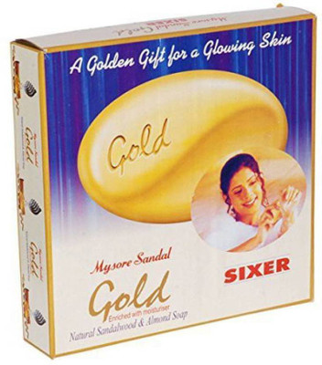 

Mysore Sandal Gold Sixer Soap(750 g, Pack of 6)