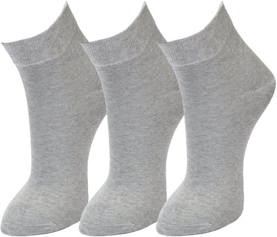 Tahiro Men & Women Solid Ankle Length, Mid-Calf/Crew(Pack of 3)