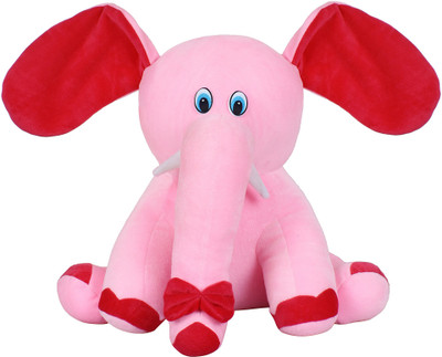 

Pandora Pink Elephant Stuffed Soft Plush toy 35cm - 35 cm(Pink)