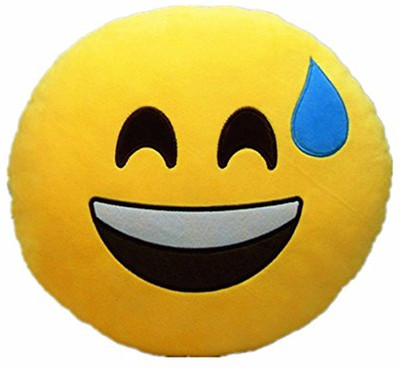 

Frantic Premium Quality Happy Soft Smiley Cushion - 35 Cm - 35 cm(Yellow)