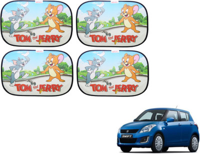 MOCKHE Side Window Sun Shade For Maruti Suzuki New Swift(Multicolor)