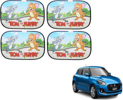 MOCKHE Side Window Sun Shade For Maruti Suzuki New Swift(Multicolor)