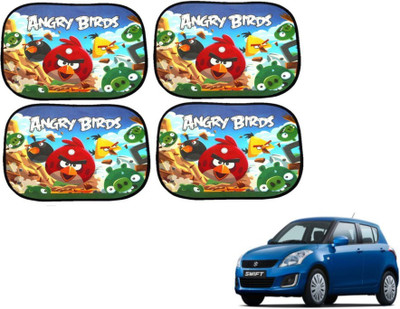 MOCKHE Side Window Sun Shade For Maruti Suzuki New Swift(Multicolor)