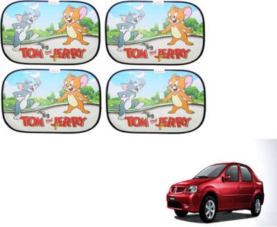MOCKHE Side Window Sun Shade For Mahindra Logan(Multicolor)