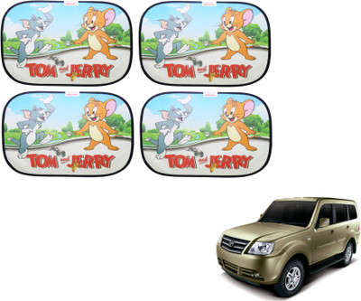 MOCKHE Side Window Sun Shade For Tata Sumo Grande(Multicolor)