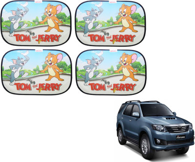 MOCKHE Side Window Sun Shade For Toyota Fortuner Old(Multicolor)