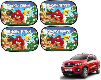 MOCKHE Side Window Sun Shade For Renault Kwid(Multicolor)