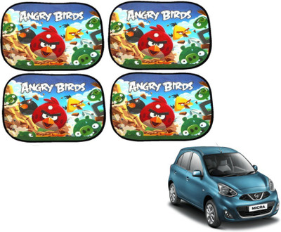 MOCKHE Side Window Sun Shade For Nissan Micra(Multicolor)