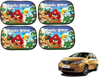 MOCKHE Side Window Sun Shade For Tata Manza(Multicolor)