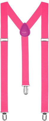 

Anjfa Y- Back Suspenders for Women, Girls, Men(Pink)