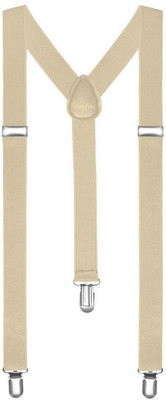 

Anjfa Y- Back Suspenders for Men, Women(Beige)