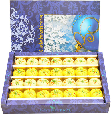 

Ghasitaram Gifts SugarfreeMawa Peda Box(800 g, Box)