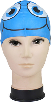 

Neska Moda Silicon Anti-Allergic Swimming Cap Swimming Cap(Blue, Pack of 1)