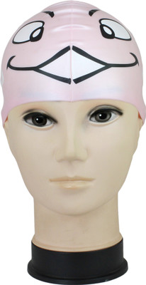 

Neska Moda Silicon Anti-Allergic Swimming Cap Swimming Cap(Pink, Pack of 1)