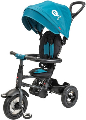 

The QPlay Rito Dark Blue QPlay Tricycle Cum Stroller 6 Positional Tricycle(Blue)