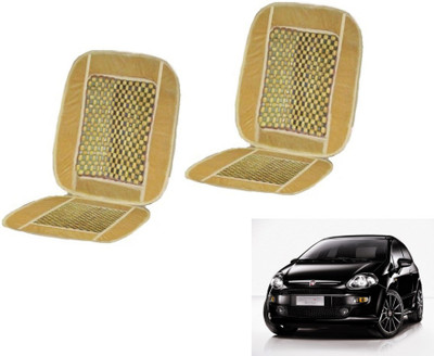 MOCKHE Cushion, Wooden Bead Seating Pad For  Fiat Punto Evo(Car Seats Beige)
