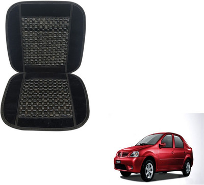 MOCKHE Cushion, Wooden Bead Seating Pad For  Mahindra Logan(Car Seats Black)