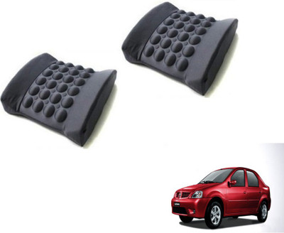 MOCKHE Foam, Cloth, Nylon Seating Pad For  Mahindra Logan(Seat Back Rest Black)