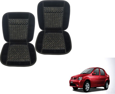 MOCKHE Cushion, Wooden Bead Seating Pad For  Mahindra Logan(Car Seats Black)