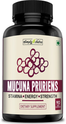 

Simply Nutra Mucuna Pruriens Kapiakchu Extract - 500mg - 90 Veg Capsules(90 No)