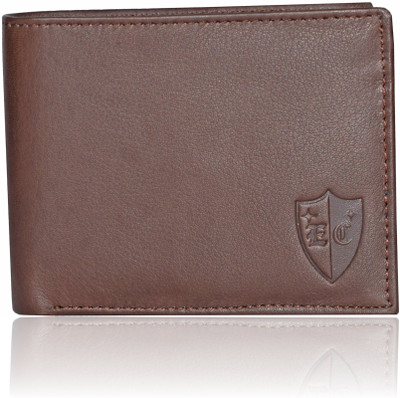 

Adam Zac Men Brown Genuine Leather Wallet(5 Card Slots)