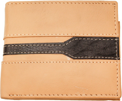 

Harvelle Men Tan Genuine Leather Wallet(7 Card Slots)