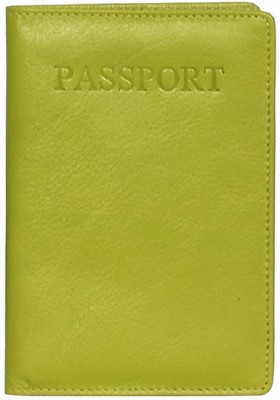 Calfnero Men Green Genuine Leather Document Holder(1 Card Slot)