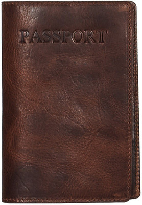 

Calfnero Men Brown Genuine Leather Document Holder(1 Card Slot), Tan