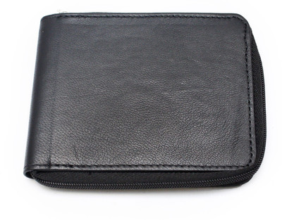 

Harvelle Men Black Genuine Leather Wallet(4 Card Slots)