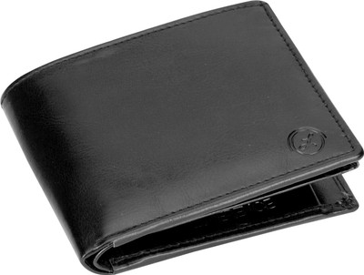 

LIMERENCE Men Black Genuine Leather Wallet(7 Card Slots)