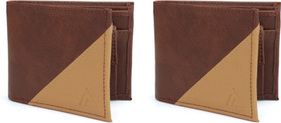 

Holboro Men Tan, Brown Artificial Leather Wallet(3 Card Slots), Brown;tan